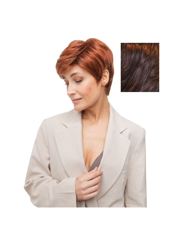 Peruka krótka mahoń NAH Joan 33bt