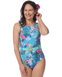 Jednoczęściowy strój kąpielowy na plażę dla amazonek Amoena Alvor ophn 71767