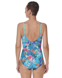 Elegancki strój kąpielowy w kwiatowy swzór dla amazonek Amoena Alvor fb 71768