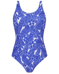 Jedoczęściowy kostium kąpielowy na basen z kieszonkami na protezę Amoena Azores fb 71757