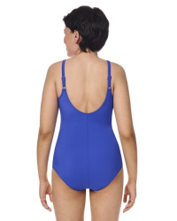 Jedoczęściowy kostium kąpielowy na basen z kieszonkami na protezę Amoena Azores fb 71757