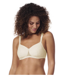 Biustonosz po mastektomii Amoena Camilla SBP beżowy – bez fiszbin, z kieszonkami na protezy piersi