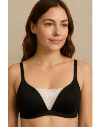 Koronkowa wstawka na dekold do biustonosza Afma