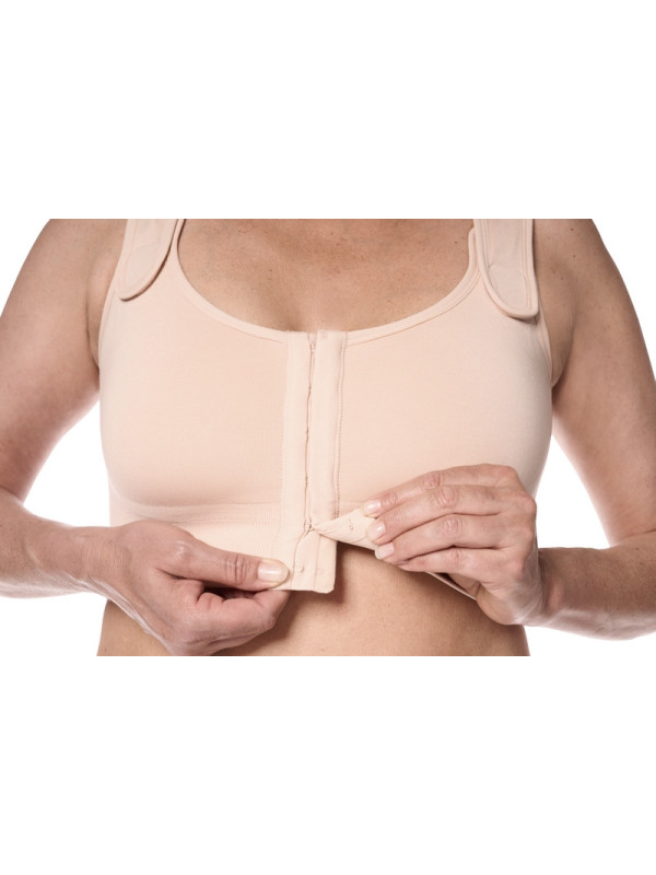 Biustonosz pooperacyjny kompresujący amazonki pudrowy róż Amoena Sina 45006