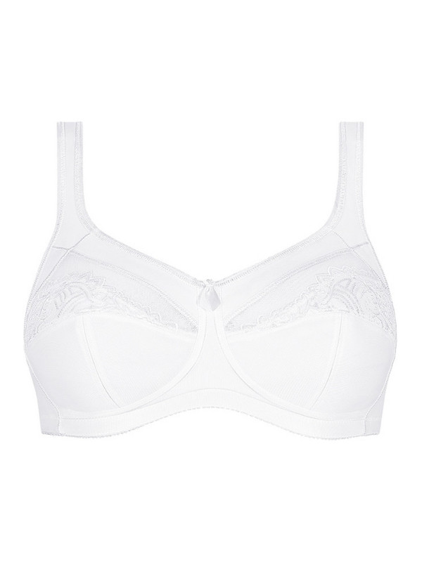 Elegancki miękki biustonosz bez fiszbin biały Amoena Isadora SB 0947