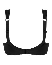 Biustonosz bez fiszbin z kieszonkami czarny Amoena Isadora SB 44114