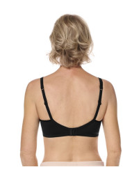 Biustonosz miękki bez fiszbin po operacji piersi czarny Amoena Mara SBP 44865