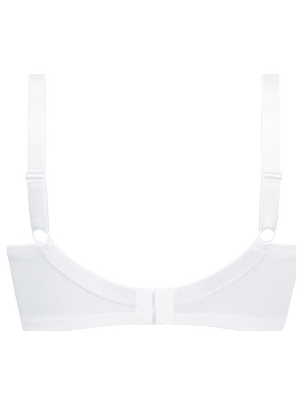 Biustonosz dla amazonek z kieszonkami na protezę biały Amoena Nancy SB 44480