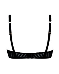 Elegancki czarny biustonosz dla amazonek z koronką Amoena Karolina sbp