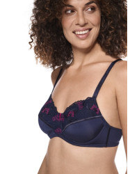 Biustonosz po mastektomii na fiszbinach Amoena Delila WB 45110 bl/mag