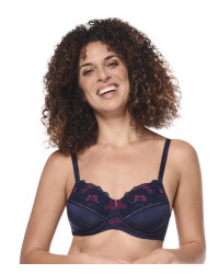 Biustonosz po mastektomii na fiszbinach Amoena Delila WB 45110 bl/mag