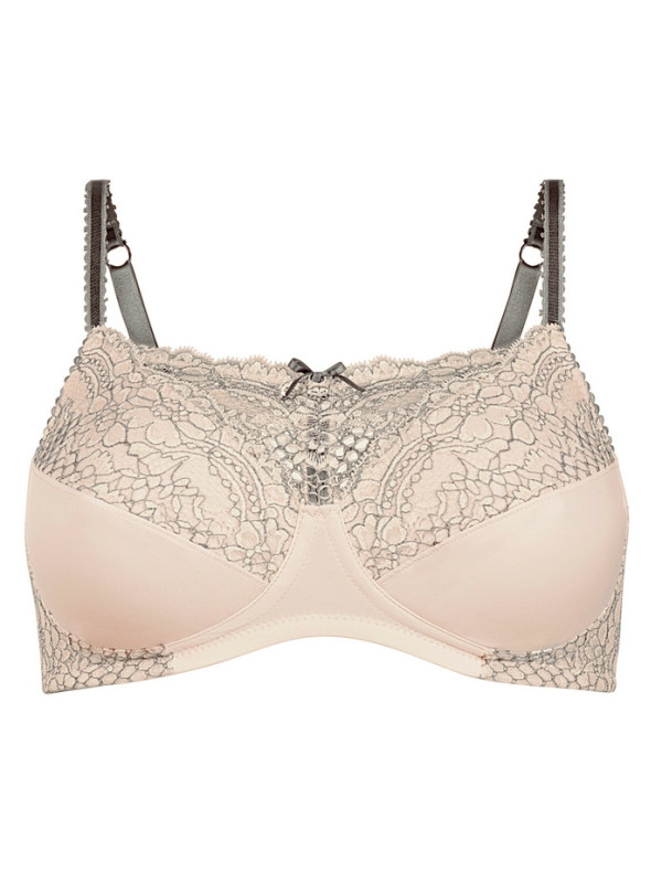 Biustonosz dla amazonek bez fiszbin z koronkową wstawką Amoena Alina SB