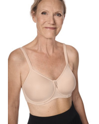 Biustonosz protetyczny z gładkimi miseczkami Amoena Lara sbp