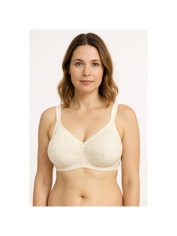 Biustonosz z kieszonką na protezę piersi bez fiszbin Afma 65-3