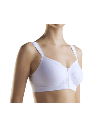 Biustonosz uciskowy kompresujący piersi Carefix Anna biały