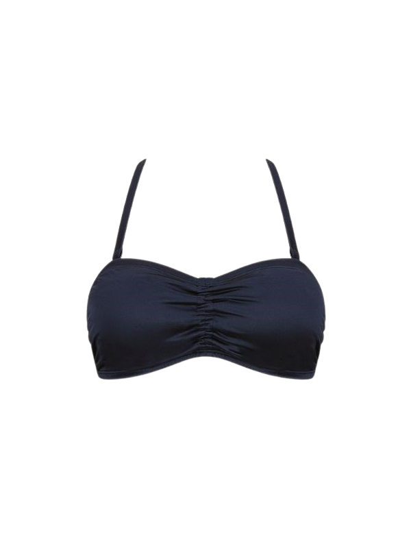 Top typu bandeau na plażę dla amazonek Amoena Lazio SB B 71815 dark blue