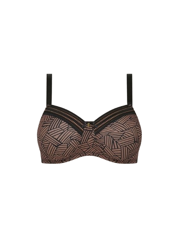 Biustonosz dla amazonek bez fiszbin Amoena Brooke sbp 45127 black/café