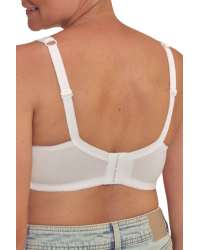 Biustonosz zkieszonkami na protezę po mastektomii Amoena Katja sb 45116 white