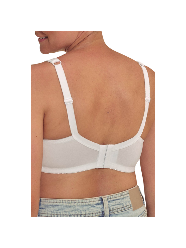 Biustonosz zkieszonkami na protezę po mastektomii Amoena Katja sb 45116 white