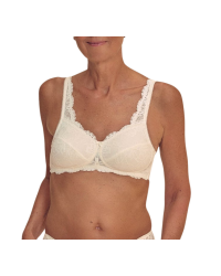 Koronkowy gorset protetyczny po mastektomii Amoena Floria sb 45121