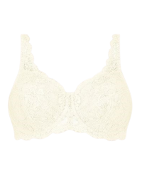 Koronkowy biustonosz na fiszbinach po mastektomii Floria wb 45123 off white