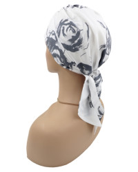 Turban chusta po chemioterapii z bawełny na wiosnę lato Lidia Heidi C61