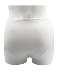 Eleganckie białe figi z koronką Amoena Rebeca