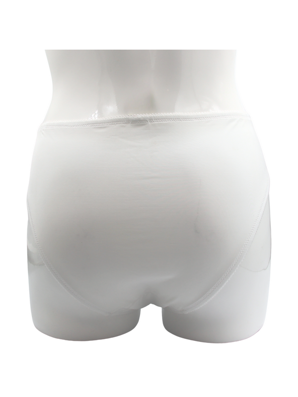 Eleganckie białe figi z koronką Amoena Rebeca