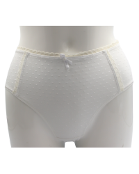 Białe majtki figi z wysokim stanem Amoena Alice